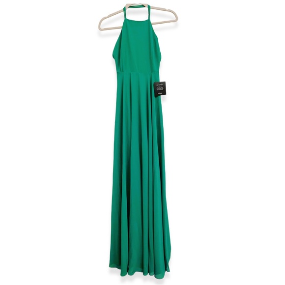 Lulus Mythical Kind of Love in Kelly Green Maxi Dress Size XS Discontinued Color - Picture 5 of 11